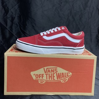 Giày Vans Old Skool đỏ red white full box cao cấp( Loại đế dày form đẹp)