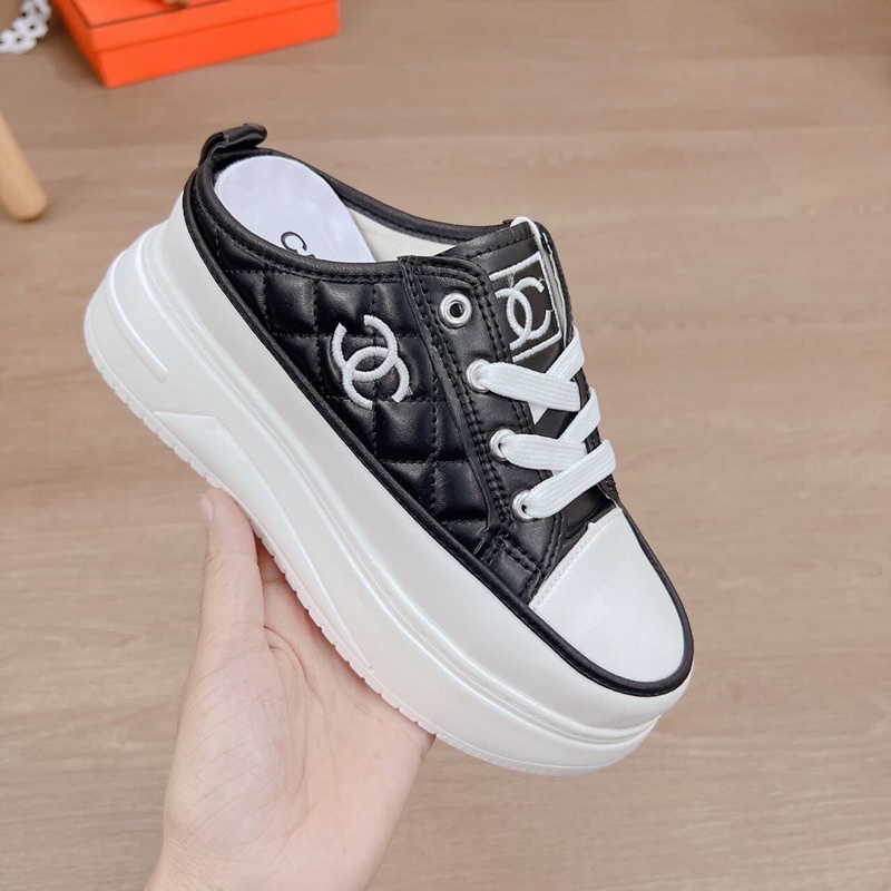 Giày sục nữ độn đế hack dáng 7cm siêu nhẹ