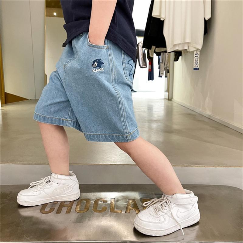 ♝ ̅✻Quần short denim Ngắn Mỏng Mùa Hè Năm 2023 Cho Bé Trai