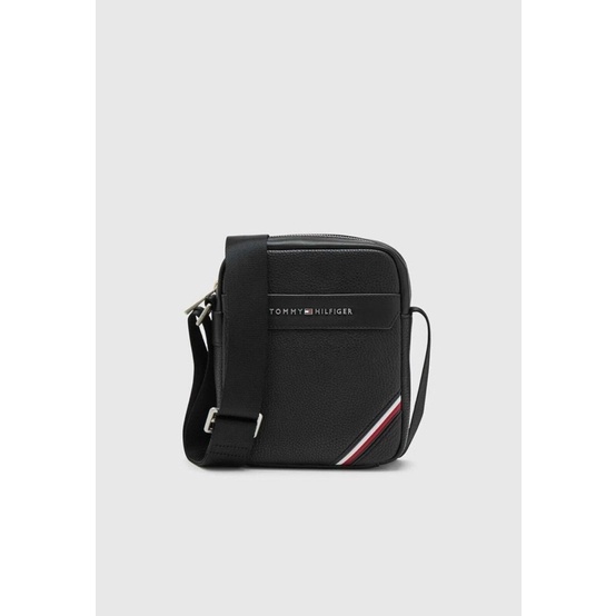 TNS - Túi nam đeo chéo form hộp  Tommie crossbody bag-- chuẩn hãng màu đen classic