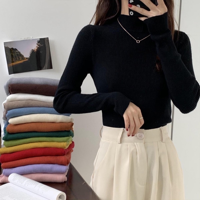 Áo len 3 phân siêu mềm, siêu ấm cho bạn nữ