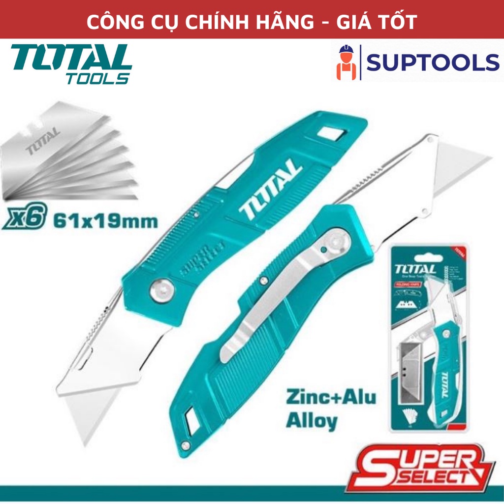 ĐỒ NGHỀ TOTAL Dao rọc xếp THT5136236 [Chính Hãng 100%]