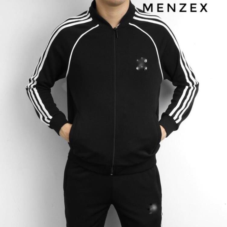 Bộ Quần Áo Thu Đông Nỉ Thể Thao Nam Dài Tay Thời Trang Cao Cấp Mùa Đông Đẹp Hà Nội Menzex TDN1 ! ^