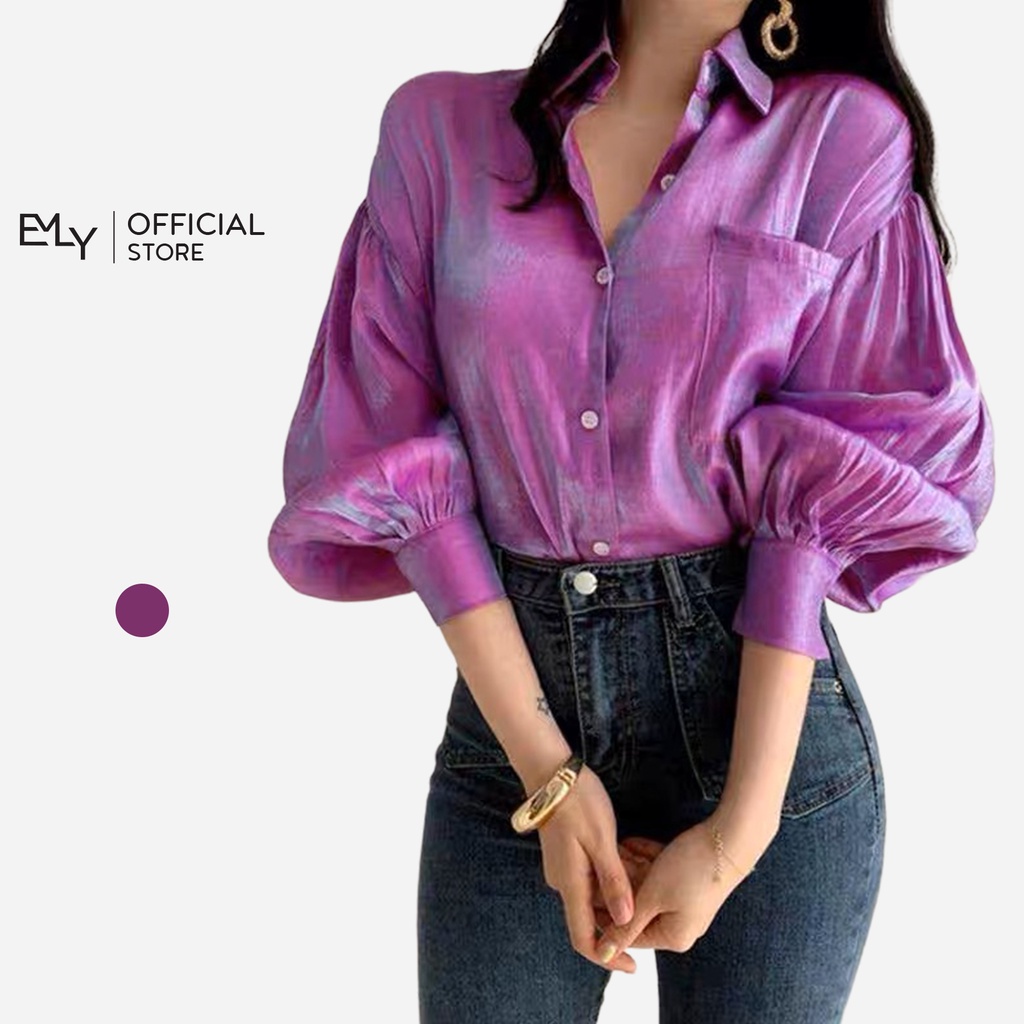 Áo sơ mi nữ tay dài Emilyshop