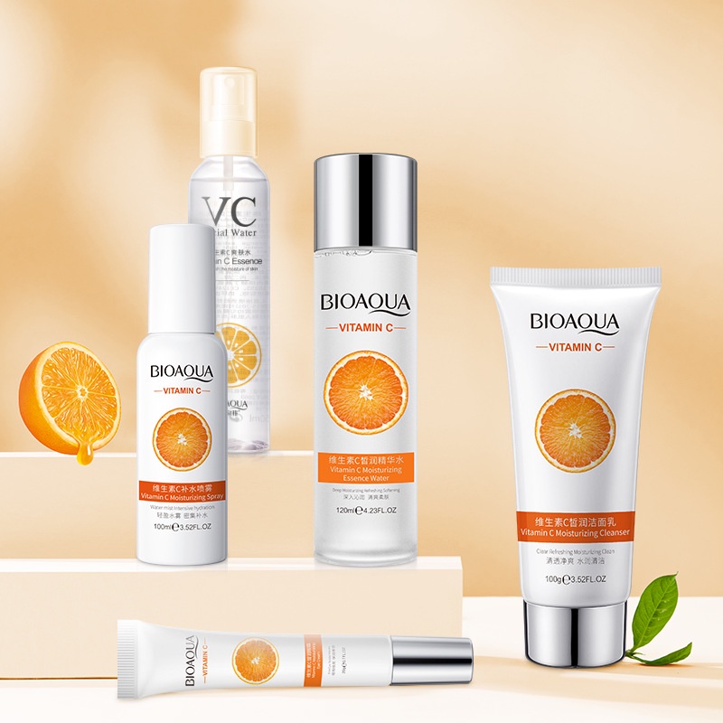 Serum dưỡng ẩm Vitamin C Bioaqua Lotion trắng da cấp nước se khít lỗ chân lông Morasa BA15