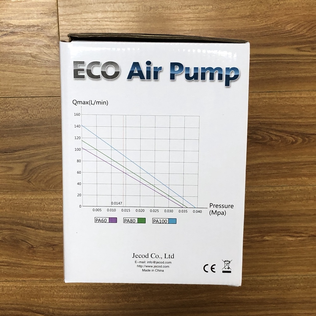 Máy sủi khí oxy cho hồ cá Koi Jecod PA 35-200
