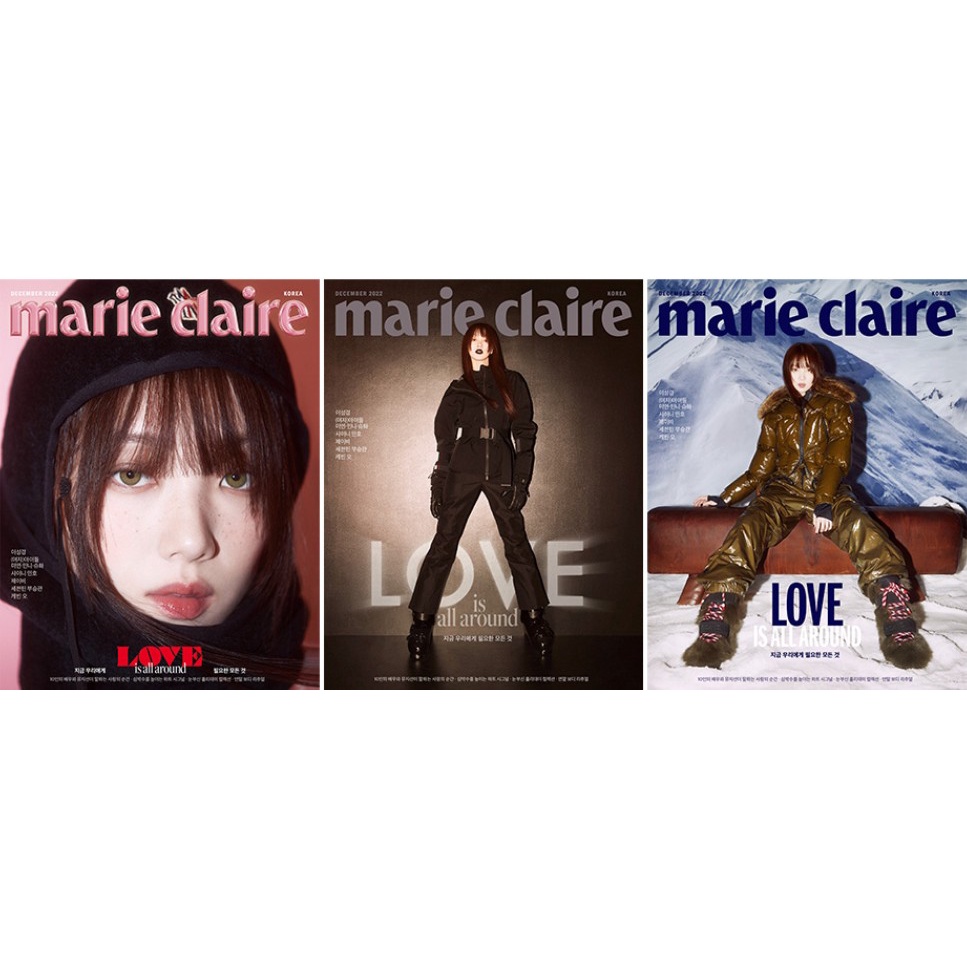 'Marie Claire: tháng Mười Hai [2022] Cover: Lee Sung-Kung (Giao Hàng Ngẫu Nhiên) _jay B, Shinee Minhho'
