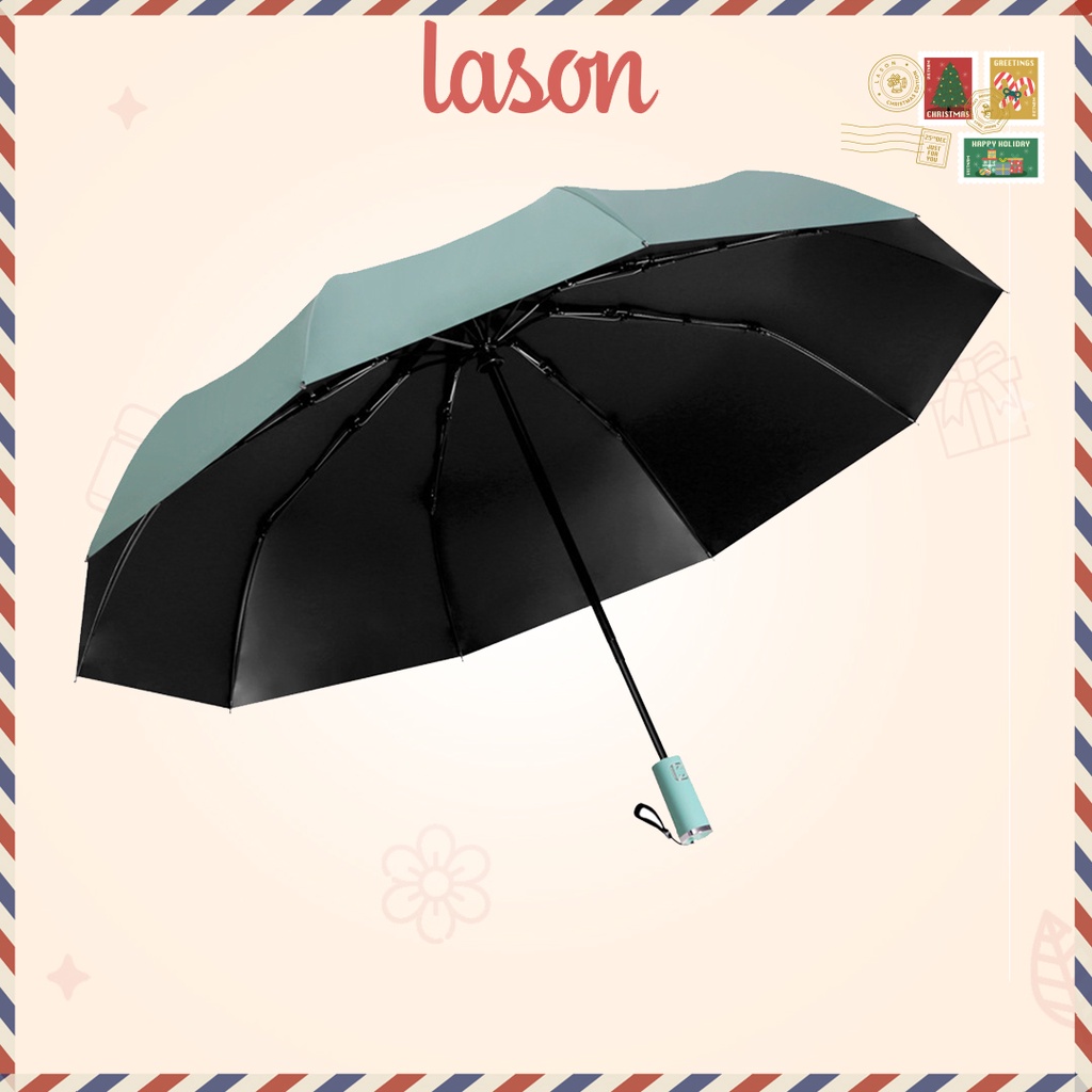 Ô dù che nắng, ô đi mưa LASON pastel nút bấm tự động 03 ODU00322