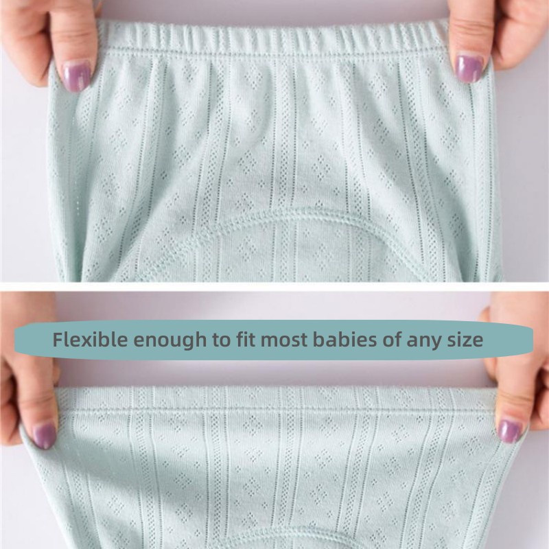 Set 3 Tã Quần Chất Liệu cotton Có Thể Giặt Sạch Dành Cho Bé Mới Sinh