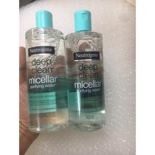 Nước Tẩy Trang Neutrogena Deep Clean Micellar Purifying Water Làm Sạch Da 400ml