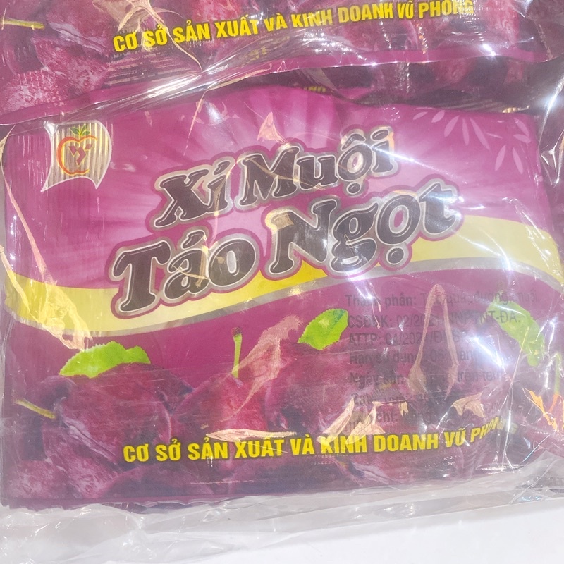 Bịch 20 gói ô mai xí muội táo ngọt