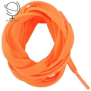 Cặp dây giày dẹt bản rộng 8mm thay thế màu cam