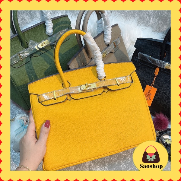 Túi HM Size 25 da rắn túi công sở phù hợp mang đi làm