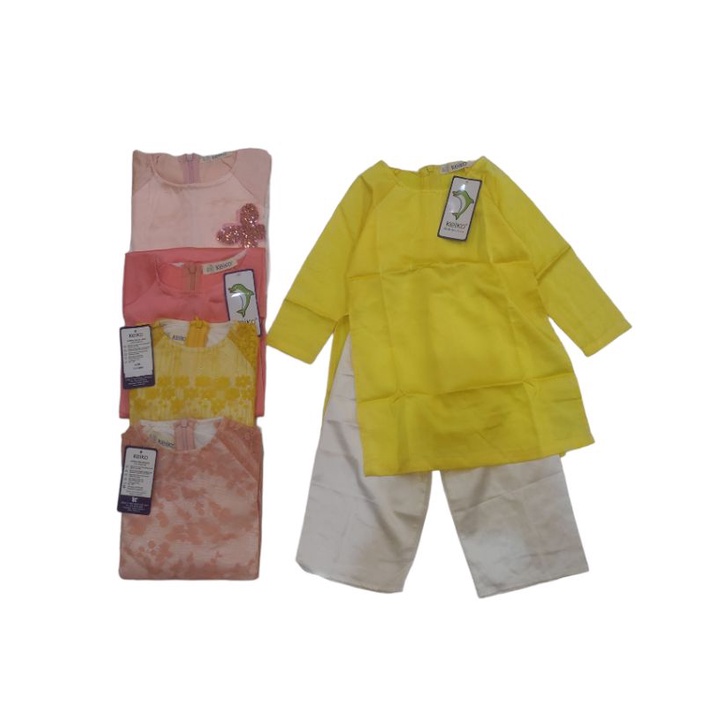 ÁO DÀI CÁCH TÂN BÉ GÁI ÁO VÀ QUẦN 12- 28 KG