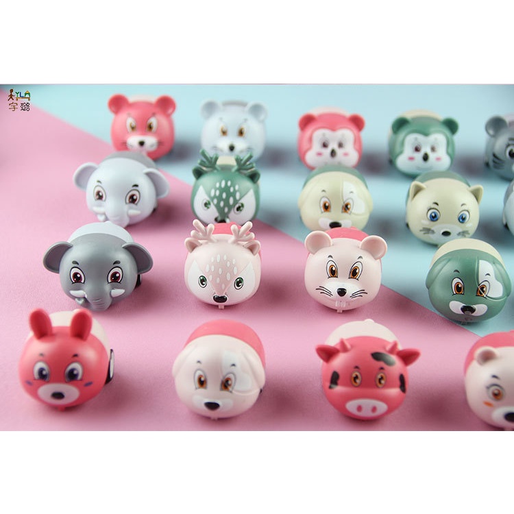 Đồ chơi mini chạy đà-thú chạy cót mini-thú nhựa mini cho bé