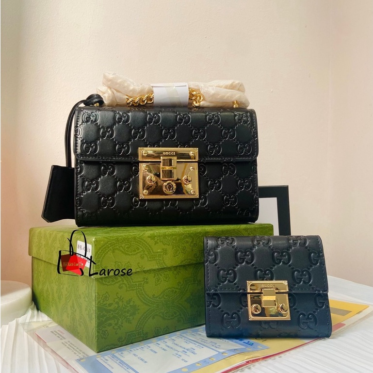 Túi Xách Nữ G Padlock Siêu cấp Da Thật L01116 LAROSE