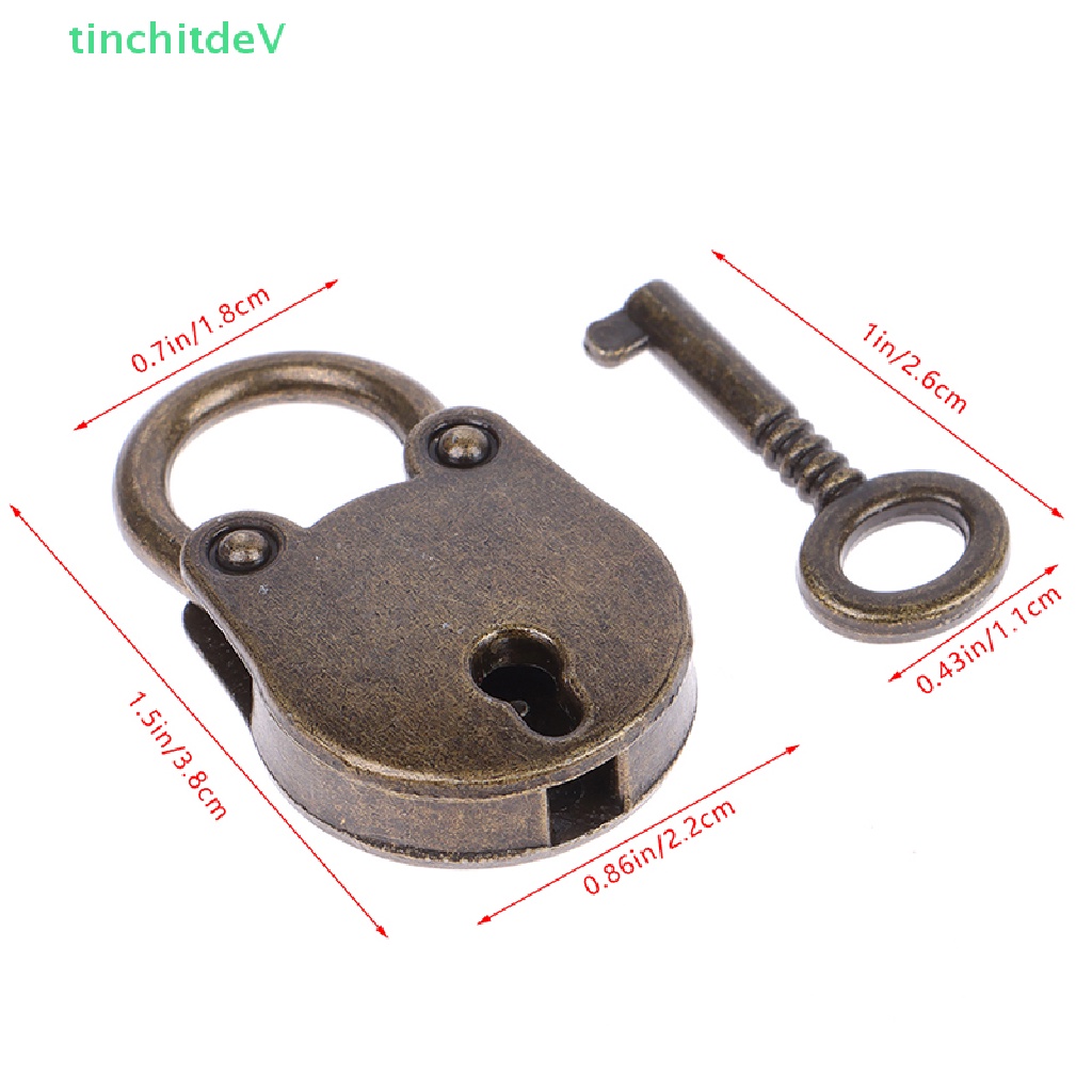 [TinchitdeV] 1 Bộ Ổ Khóa Hành Lý Mini Hình Gấu Có Khóa Cho Hộp Trang Sức [Hàng Mới]