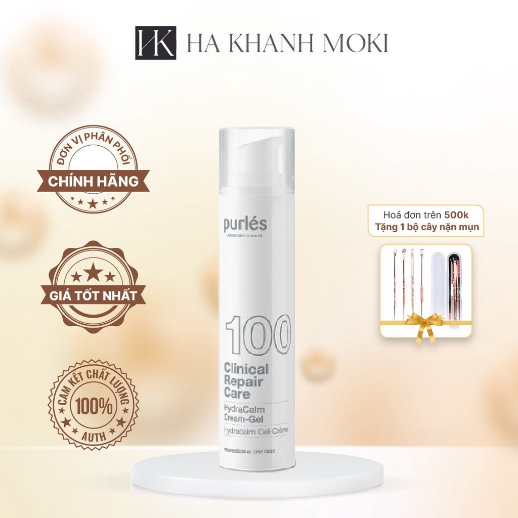 Kem dưỡng cấp ẩm Purles 100 HydraCalm Cream-Gel