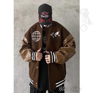 [ Hàng Sẵn ]  Bomber dạ Nchenni 40 form rộng