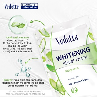 Mặt nạ giấy Vedette Nha Đam 22ml