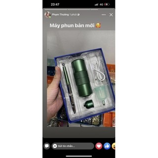 Máy phun sơn gel omber tích điện mini