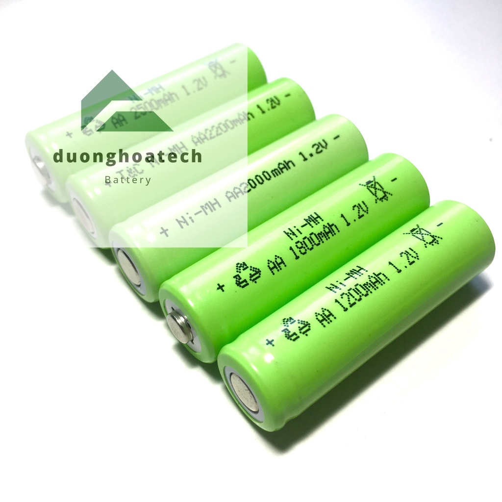 Pin Sạc AA Ni-MH 1.2V Dung Lượng 1200mAh Dùng Cho Đèn Pin, Đèn LED, Đồ Chơi Điều Khiển