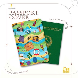Bao Da Hộ Chiếu - Ví Đựng Passport Du Lịch ( in tên cá nhân ) Sea Travel - LT058 STORMBREAKER