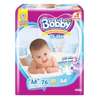Tã dán Bobby NB38/NB70/S54/S80/M46/M76/L42 miếng