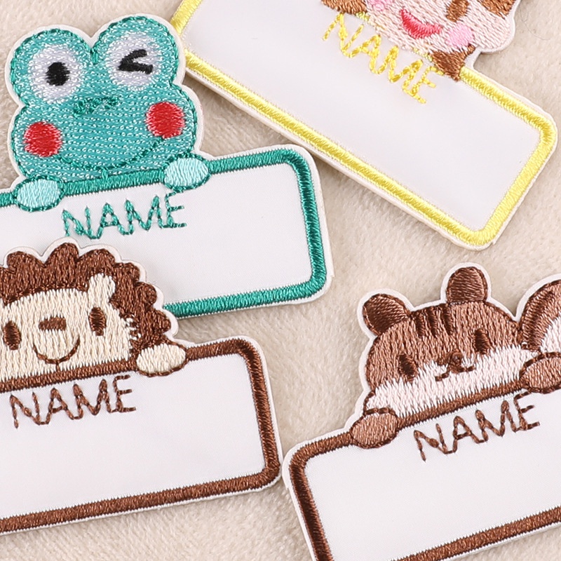 Sticker Ủi Thêu Hình Hoạt Hình Dễ Thương 4.5 * 5.5CM