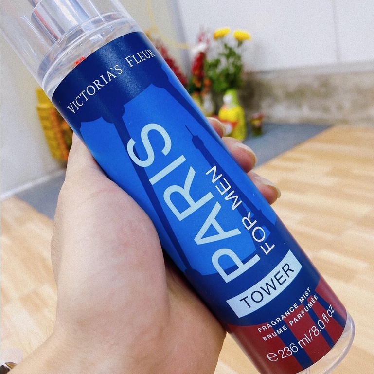 Xịt thơm toàn thân bodymist VICTORIA FLEUR MÙI NAM -  236ML