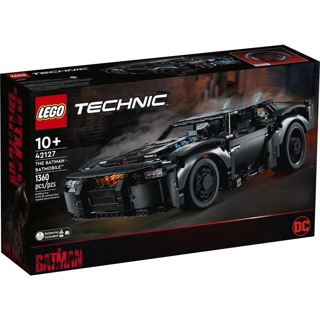 42127 Đồ chơi lắp ráp Iego Technic The Batman - Batmobile - đồ chơi xếp hình Chiến xe Người dơi