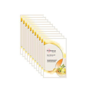 Combo 11 Mặt nạ dưỡng trắng da chiết xuất quả thanh yên Yuzu Nhật Bản Bio-essence 20ml (11 miếng x 20ml)