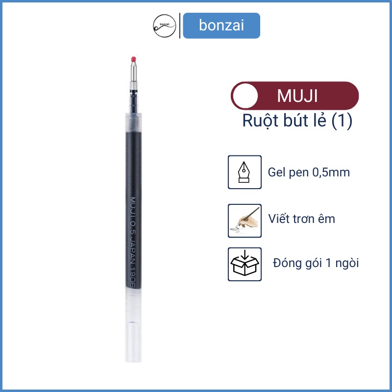 Ngòi lẻ bút gel Muji 0,5mm