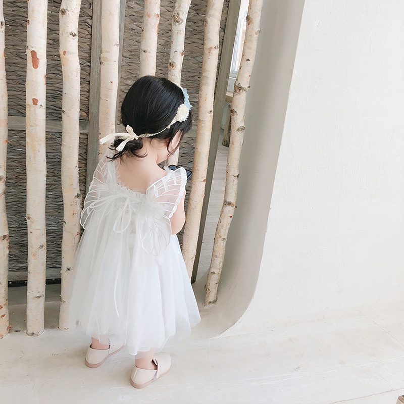Đầm công chúa cánh tiên cho bé gái mặc thôi nôi, dự tiệc hàng quảng châu