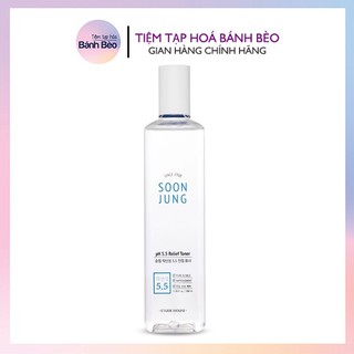 Nước Hoa Hồng dưỡng ẩm dịu nhẹ làm lành da Etude House Soon Jung pH 5.5 Relief Toner 200ml