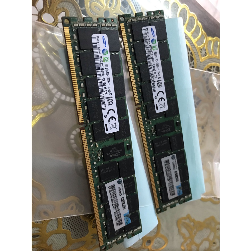 RAM DDR3 8GB 16GB 32GB ECC REGISTERED tháo máy bộ dùng cho Main Xeon X58 X79 X99 không sử dụng được cho H61,H81