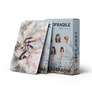 Hộp 55 ảnh thẻ lesserafim album antifragile photocard fearless lomo card postcard