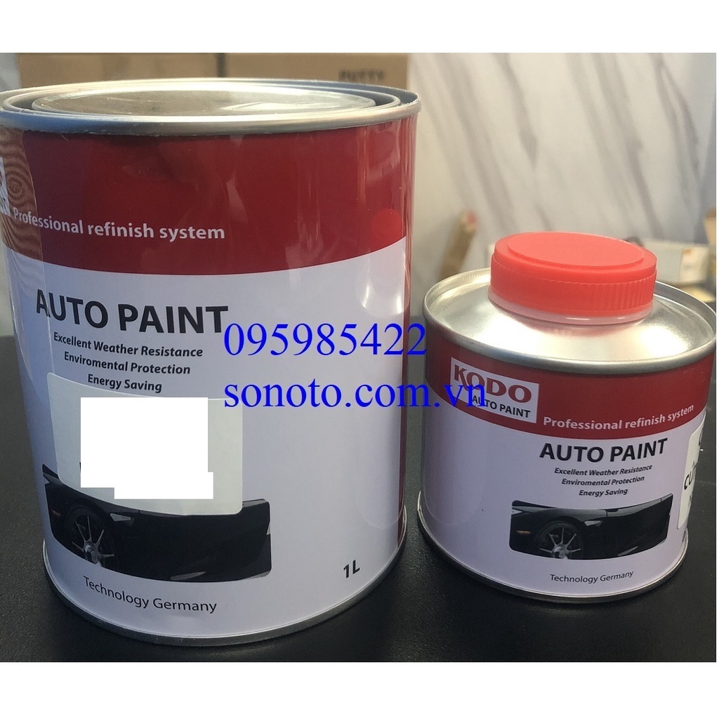 Sơn lót 2K KODO CF9920 1.25L xám lót prime 2 thành phần cho kim loại: nhôm, sắt, kẽm ô tô xe máy VATTUSONOTOXEMAY_323
