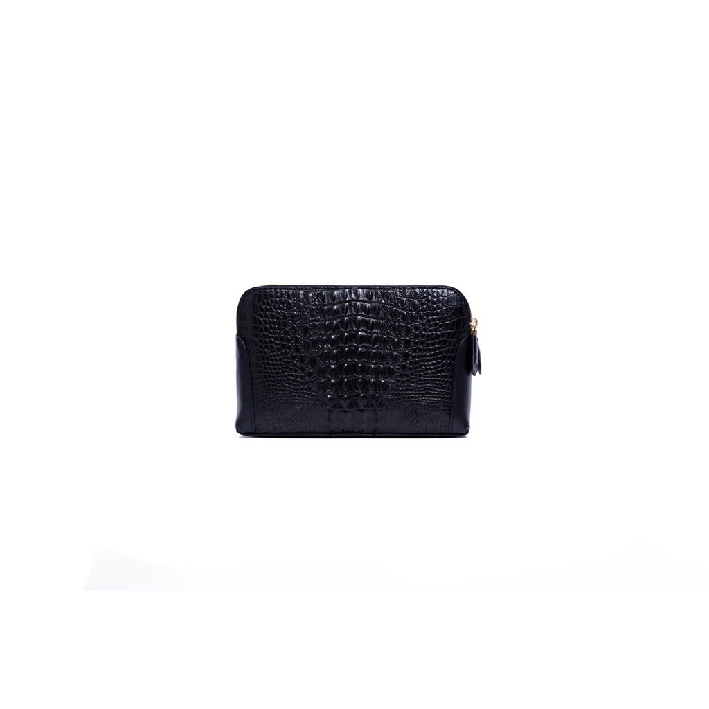 Clutch Nam Có Quai Cầm Da Cá Sấu Cao Cấp Màu Đen, Màu Nâu GATOR PAD-wt leather