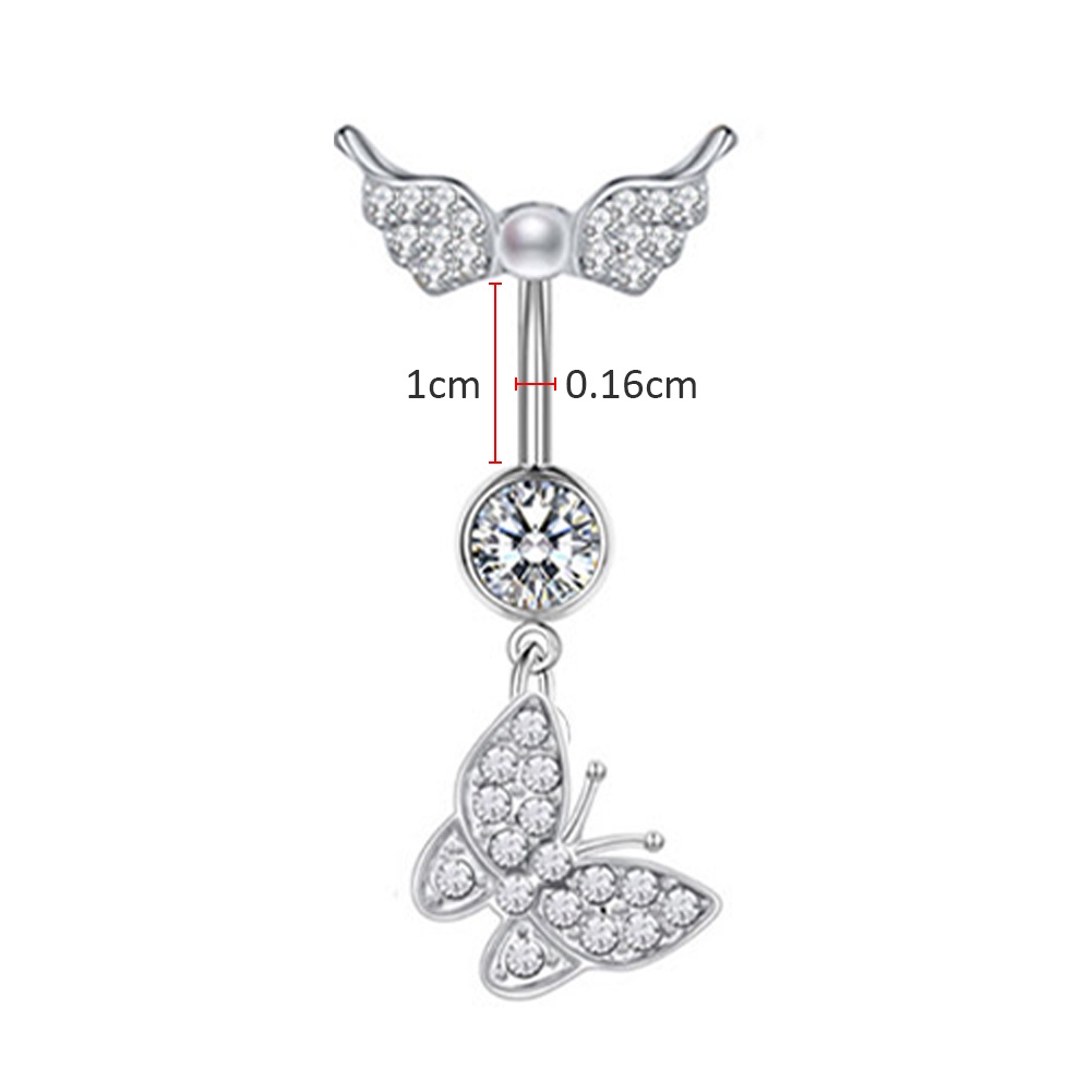 Khuyên RốN HìNh BướM ĐíNh Đá Xinh XắN