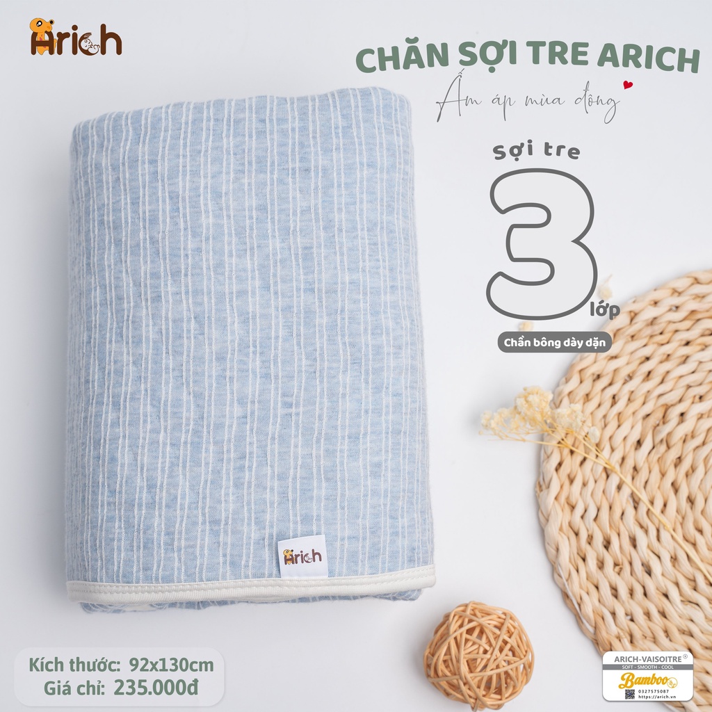 Chăn sợi tre cao cấp mùa hè cho Bé ,newborn đến 6 tuổi kích thước 93x130cm