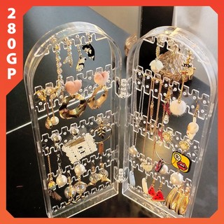 [CÓ SẴN] Giá treo khuyên tai - kệ đỡ trưng bày bông tai, trang sức bằng nhựa Mica Acrylic
