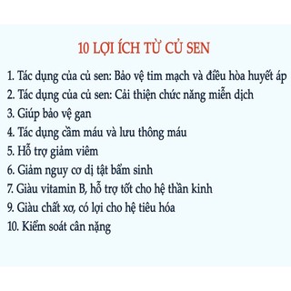 Bột Củ Sen Túi 500g