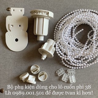 Phụ kiện rèm cuốn đủ bộ ( phụ kiện đầu kéo dây hạt thay thế)