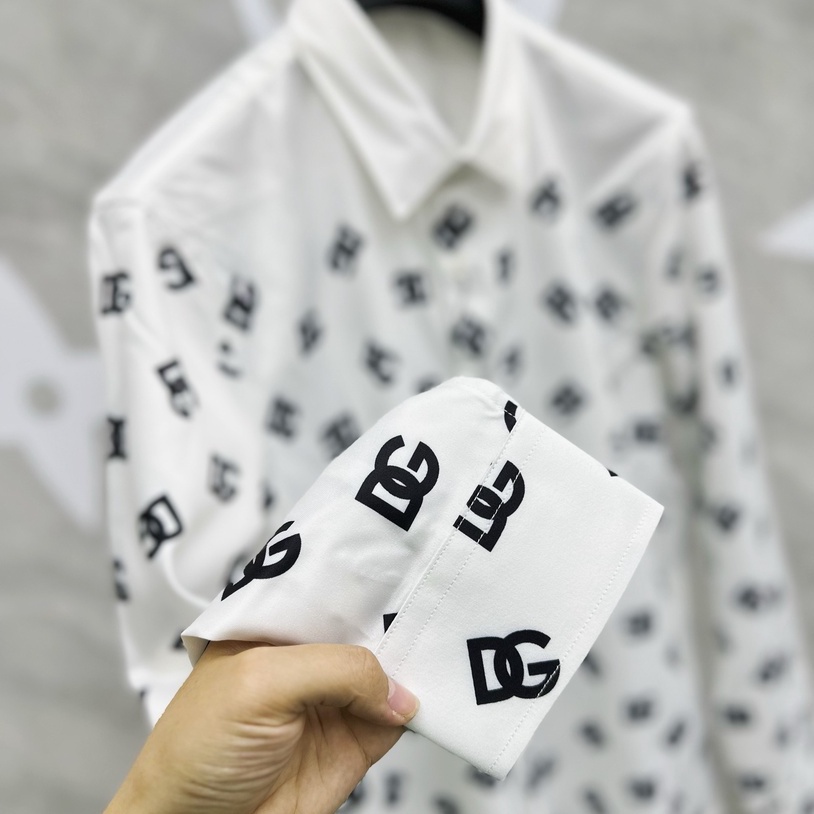 Áo sơ mi DGG logo DG full LA 1-1 on web