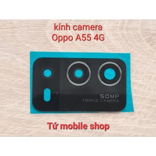 Kính camera oppo a55 4g , có sẵn keo dán