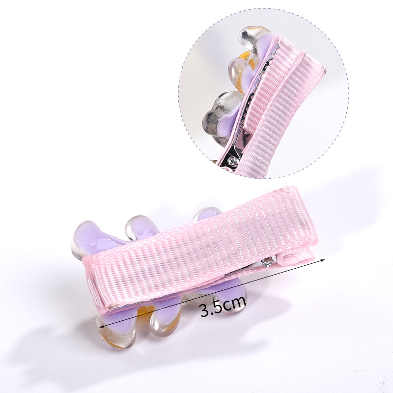 Kẹp Tóc Hình Chú Gấu Hoạt Hình Phong Cách Hàn Quốc Xinh Xắn Cho Bé Gái