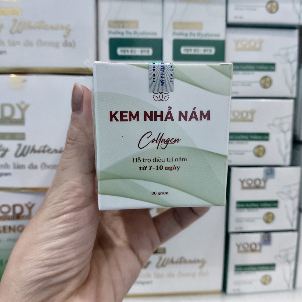 Kem nhã nám Collagen hỗ trợ nám kích bong da nhanh khi tái tạo