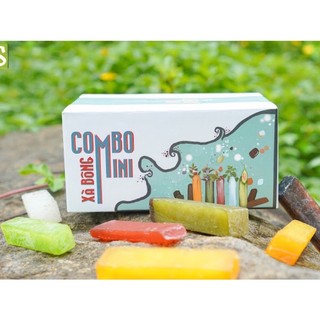 Vụn xà bông Sinh Dược - là những mẩu xà bông đa màu sắc, nhiều hương thơm - tặng kèm túi lưới tạo bọt siêu xinh