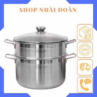 Bộ nồi xửng hấp xôi luộc inox 403 ht cook size 28 cm